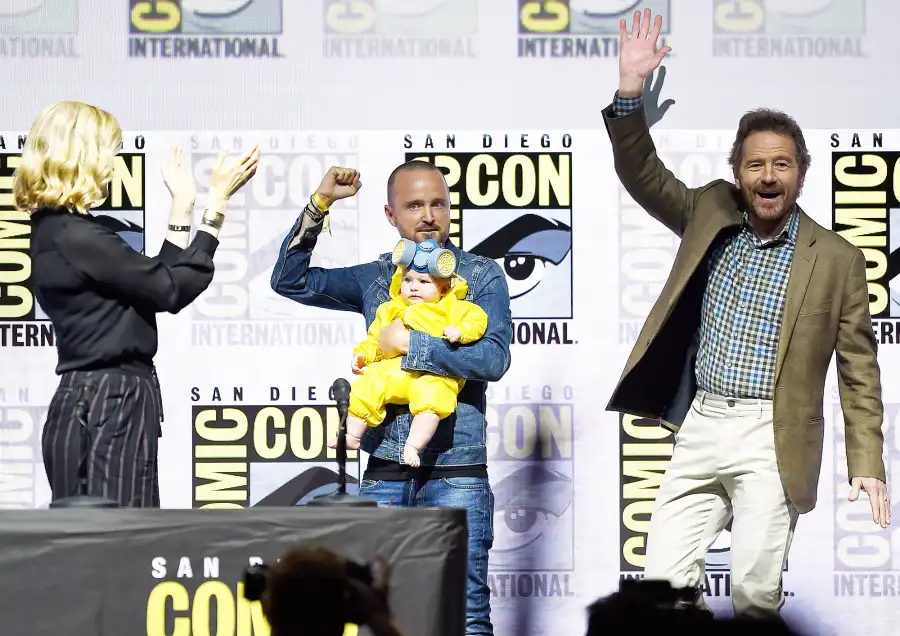 Aaron Paul Baby Breaking Bad Comic-Con