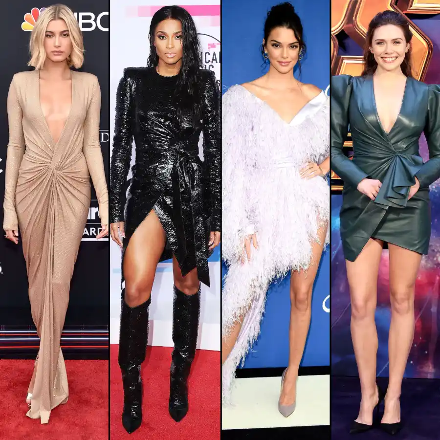 Hailey Baldwin, Ciara, Kendall Jenner and Elizabeth Olsen