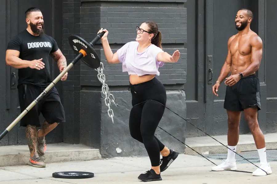 Ashley Graham Justin Ervin Workout Dogpound Gym