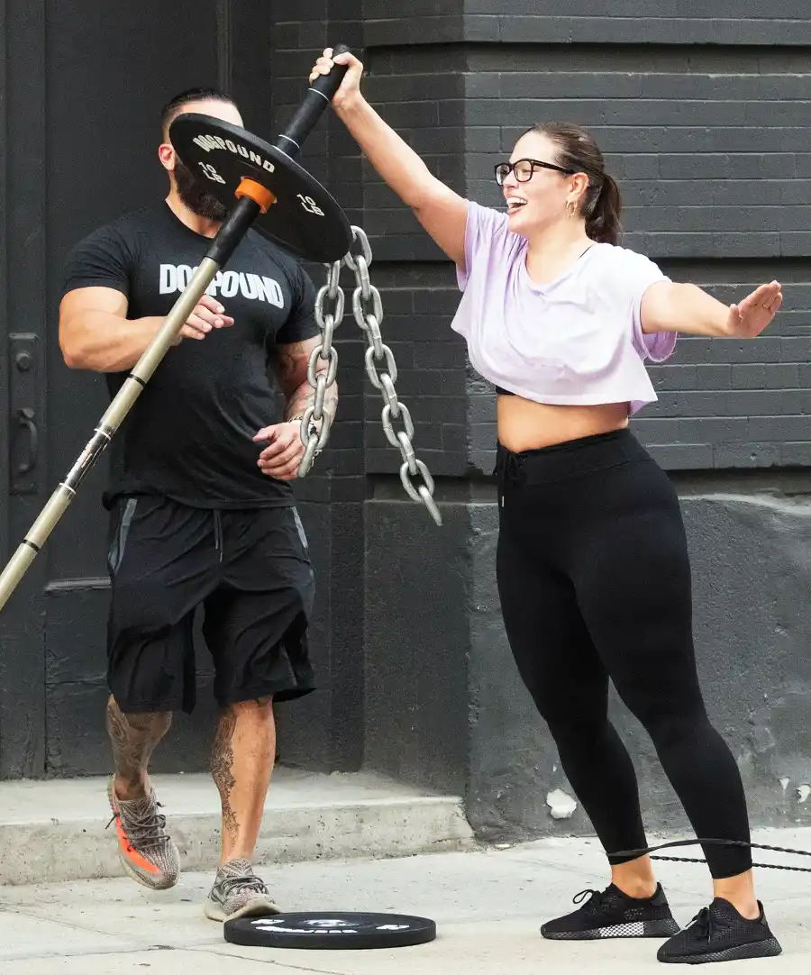 Ashley Graham Justin Ervin Workout Dogpound Gym