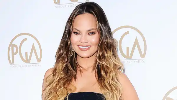 Chrissy Teigen Baby Miles Pose