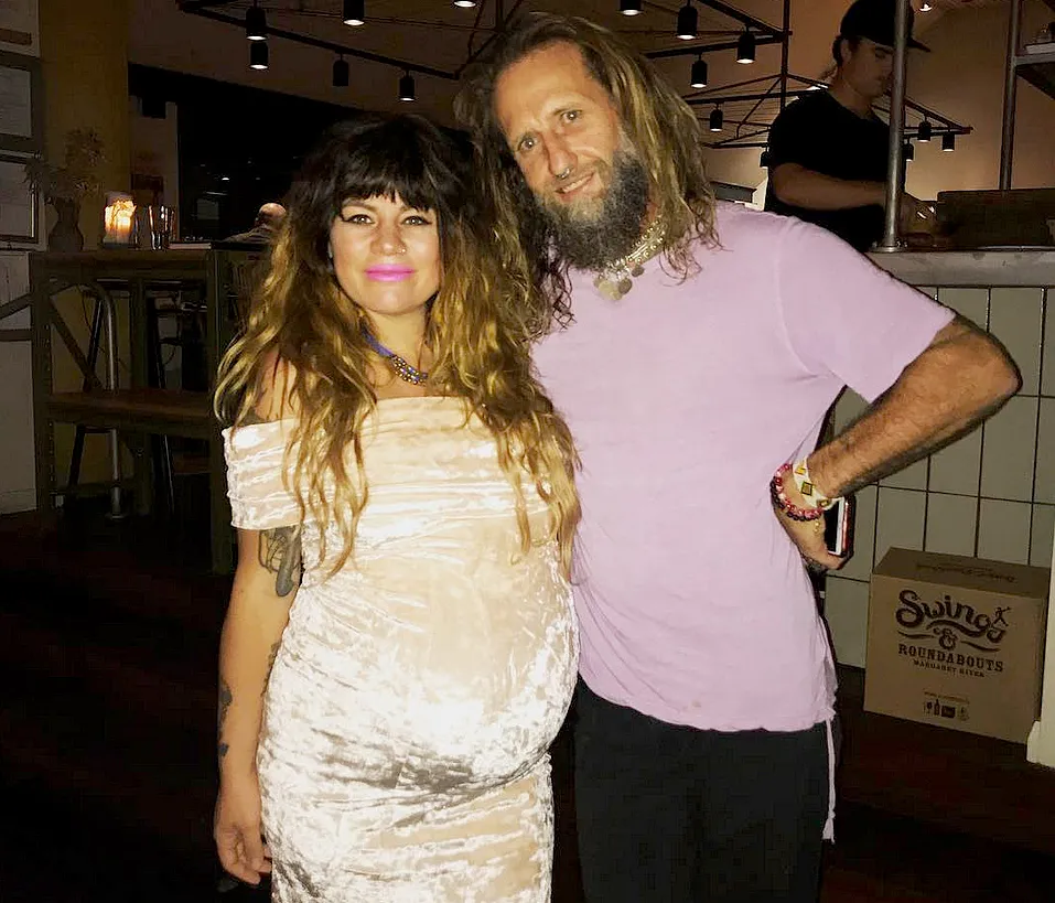 Constance Hall and her husband