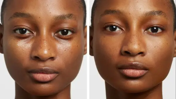 becca cooling cream fatigue before and after