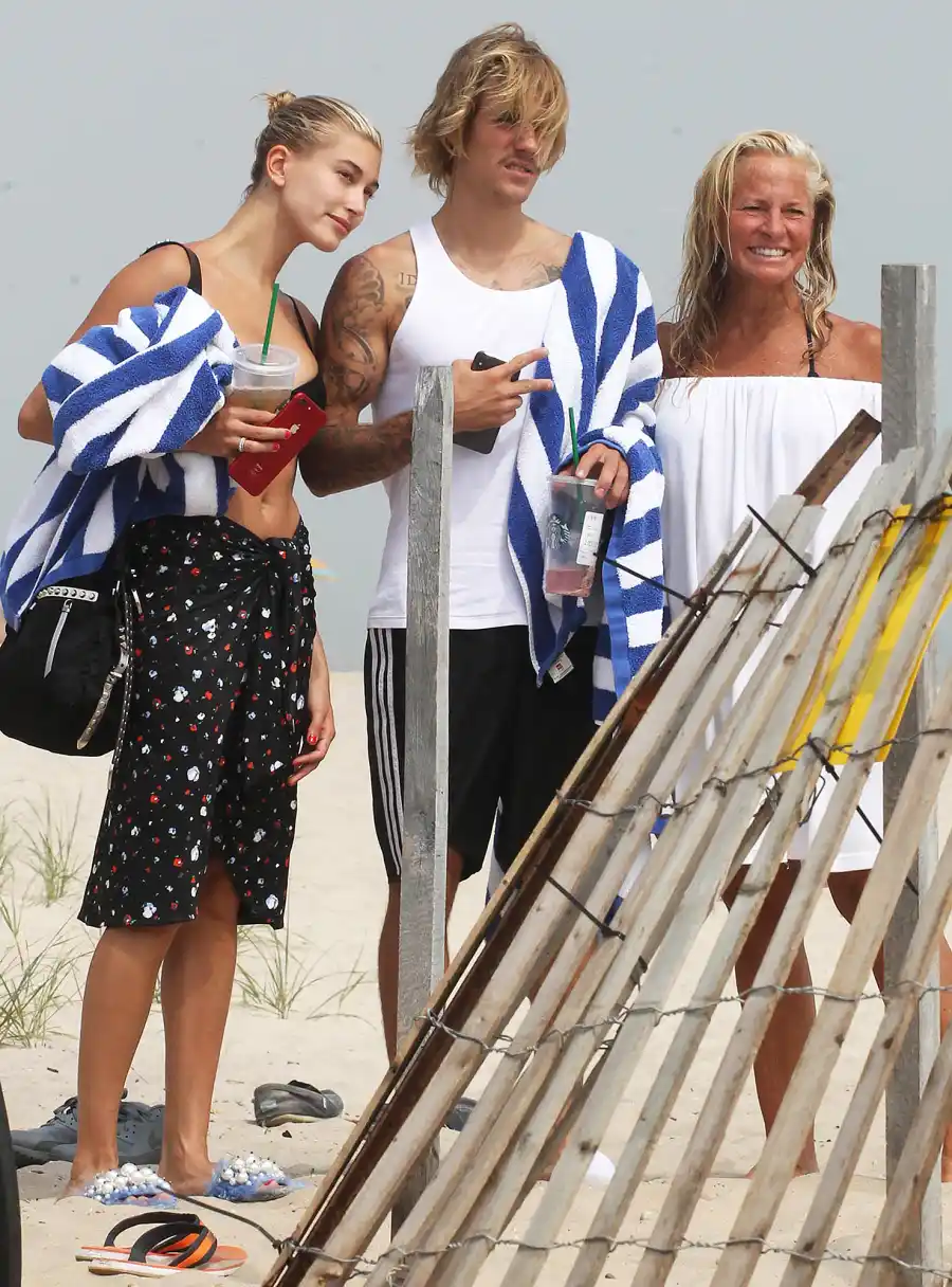 Hailey Baldwin Justin Bieber Hamptons Beach