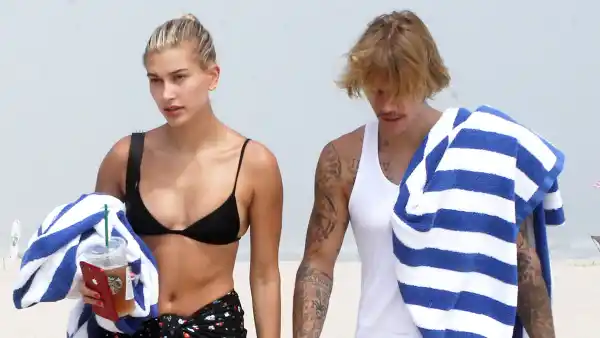 Hailey Baldwin Justin Bieber Hamptons Beach