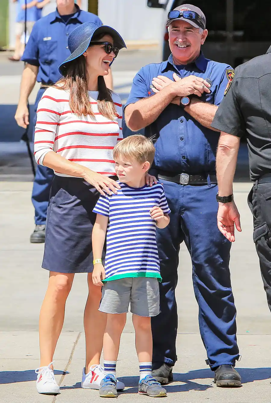 Jennifer Garner Samuel 4th of July parade