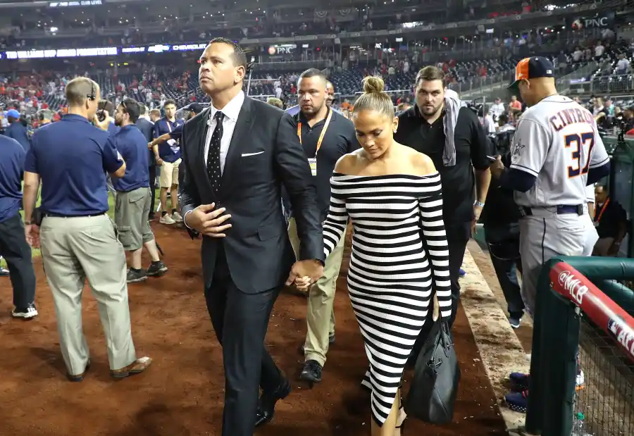 Alex Rodriguez and Jennifer Lopez