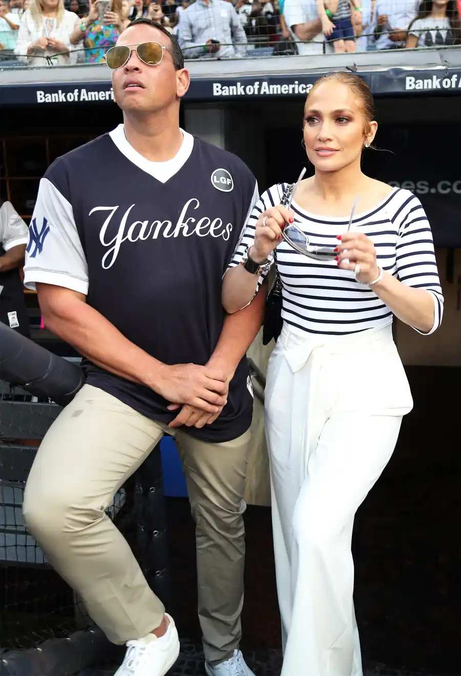 Jennifer Lopez and Alex Rodriguez