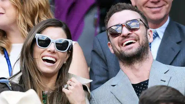 Jessica Biel Justin Timberlake Wimbledon
