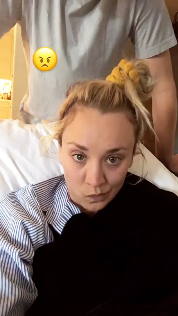 Kaley Cuoco Karl Cook Hair