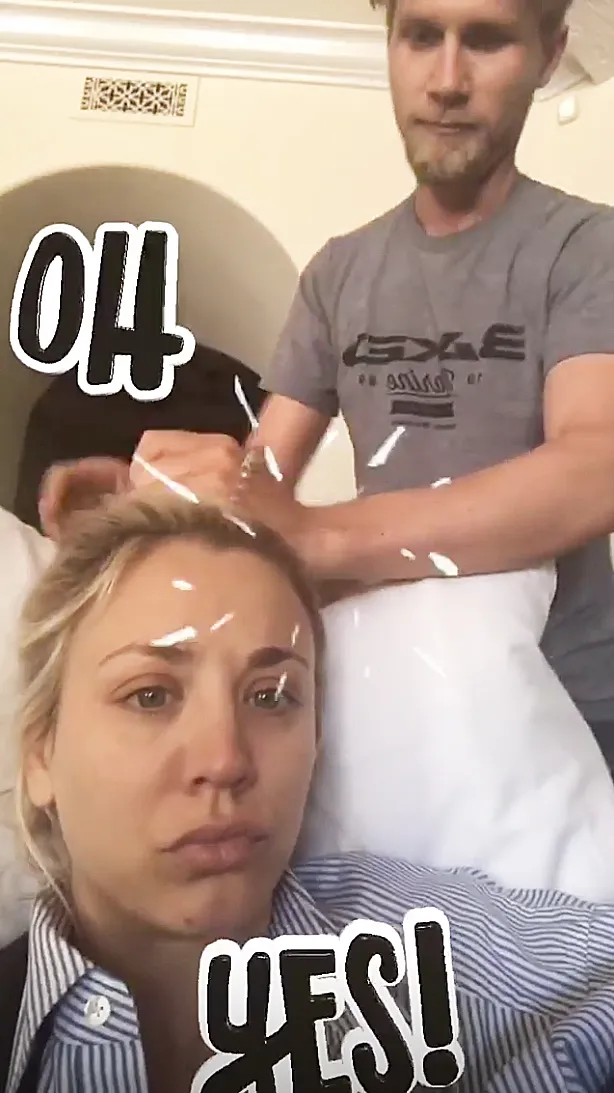 Kaley Cuoco Karl Cook Hair