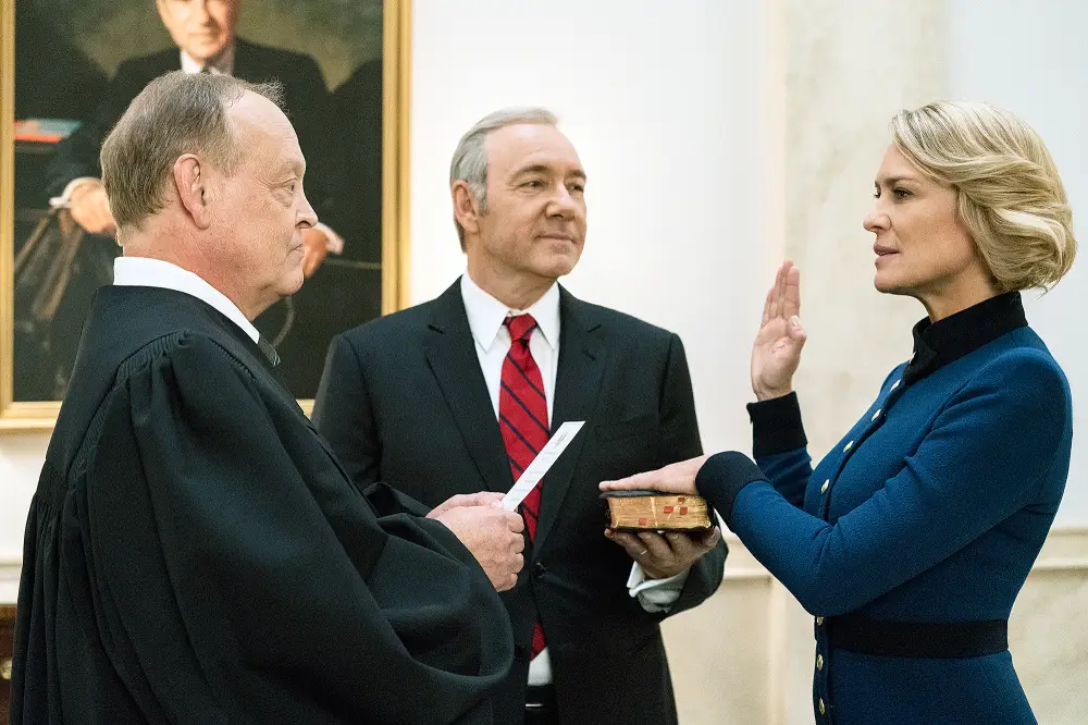 Kevin Spacey Robin Wright House of Cards