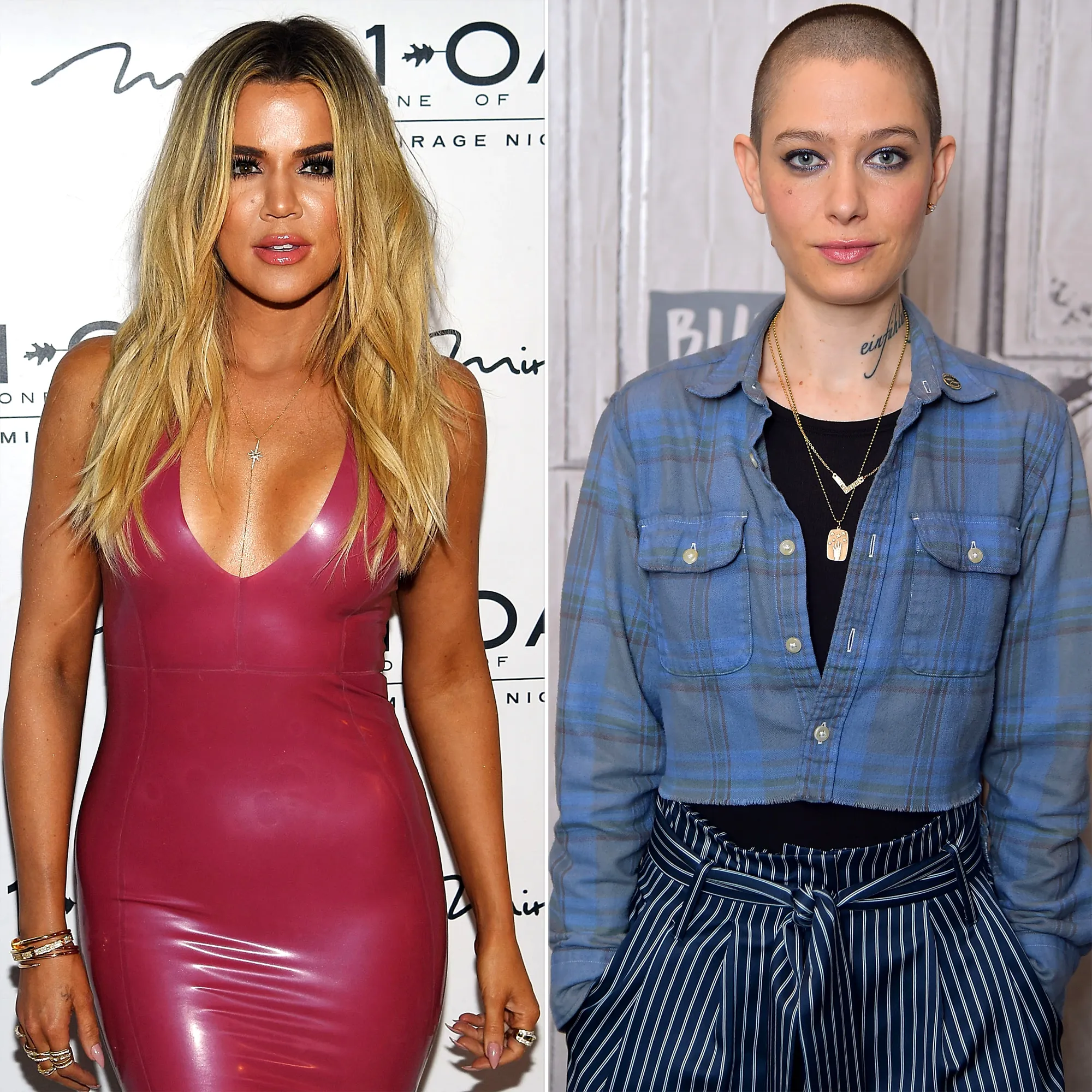 Khloe Kardashian and Asia Kate Dillon