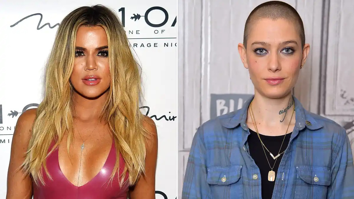 Khloe Kardashian and Asia Kate Dillon