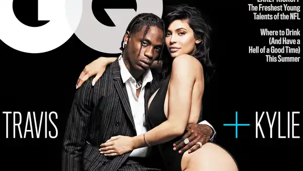 Travis Scott Kylie Jenner Leg Scar GQ Cover