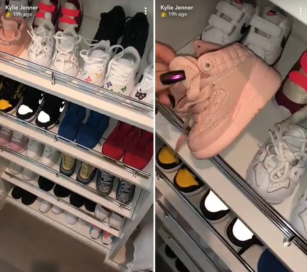 kylie-jenner-stormi-shoes-snapchat