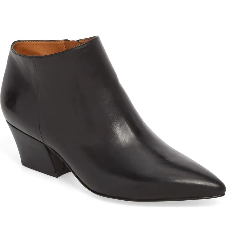 black ankle bootie fall boots