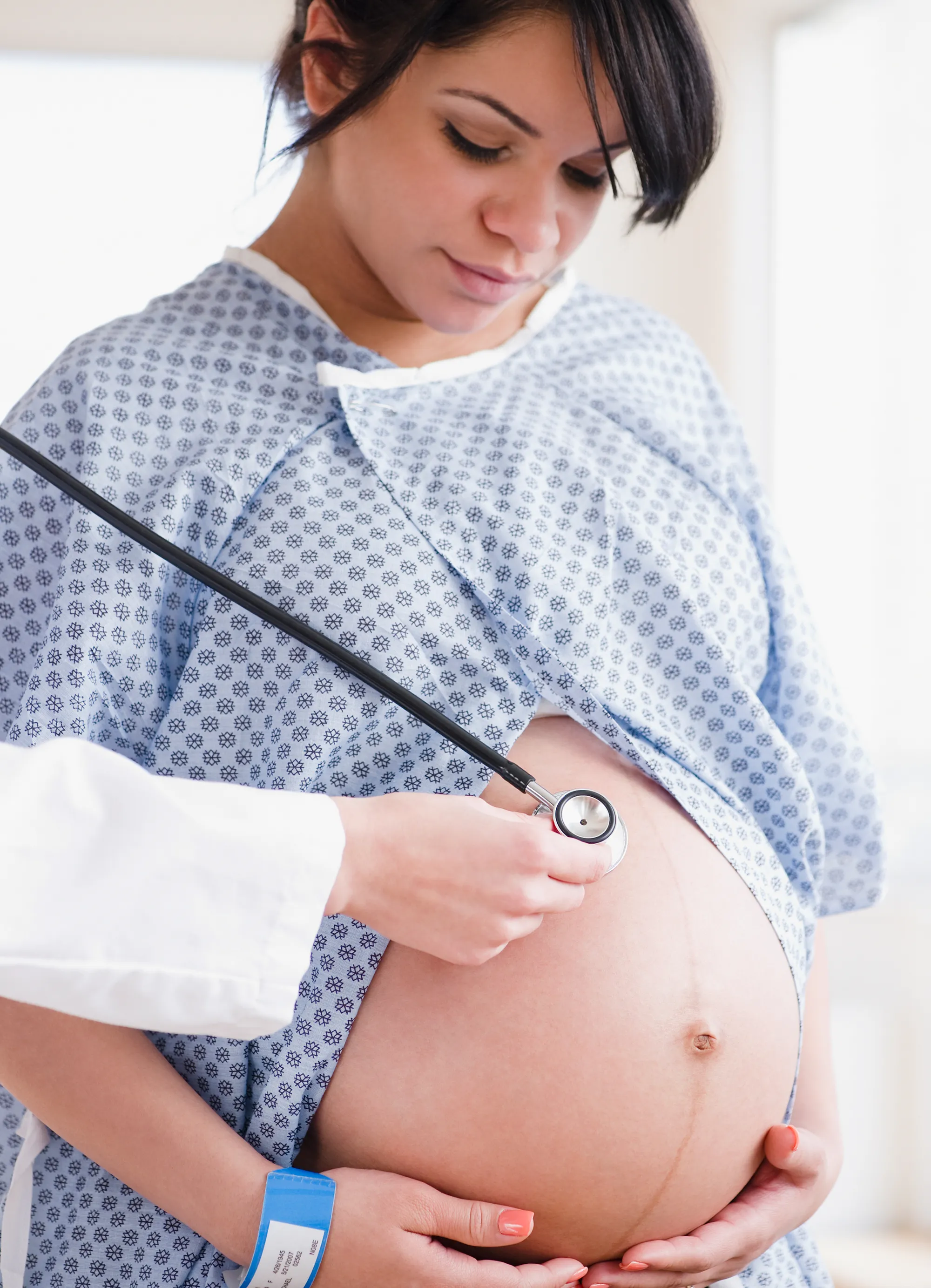 Pregnant Woman Receiving Care