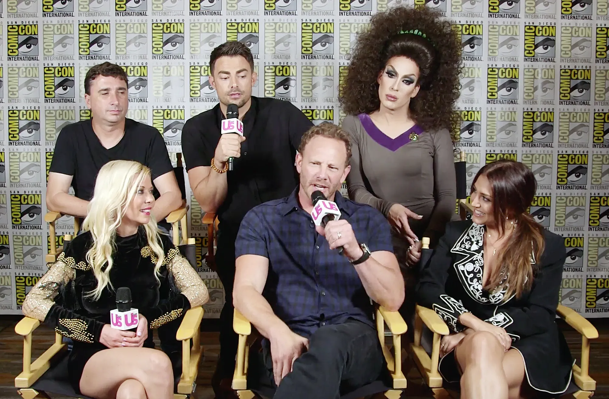 Ian Ziering Tori Spelling Comic Con Sharknado