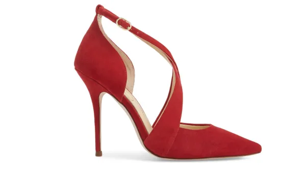 red jessica simpson pump