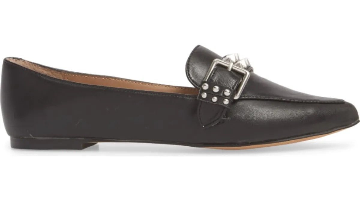 steve madden studded loafer