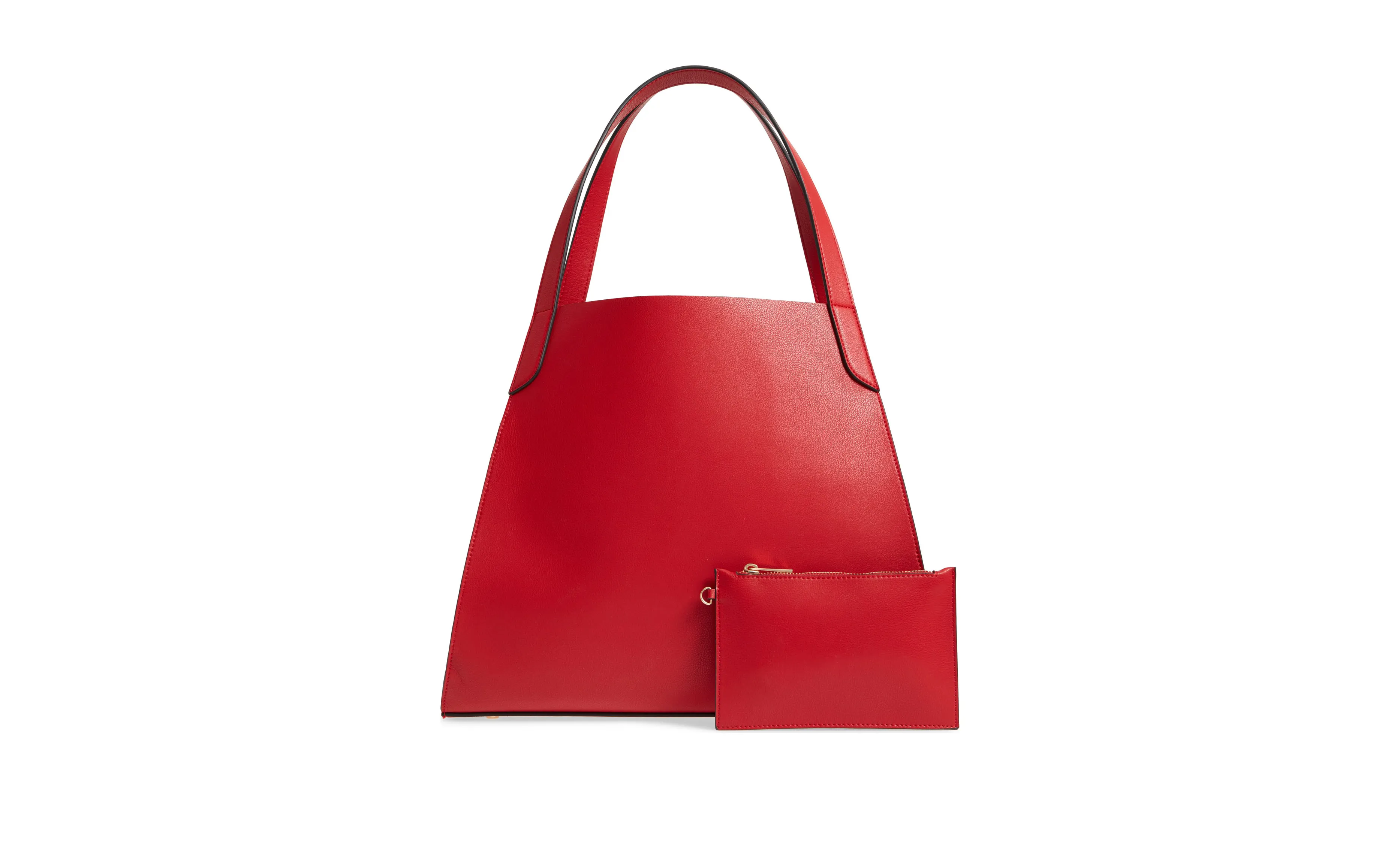 Leith Trapezoid Faux Leather Tote