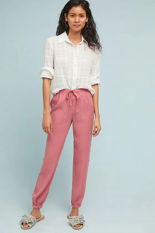 cloth and stone buttoned joggers