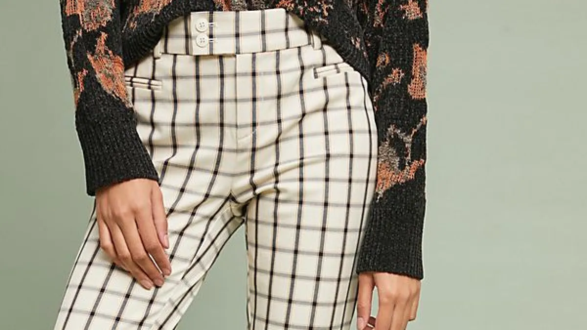 anthropologie slim trousers