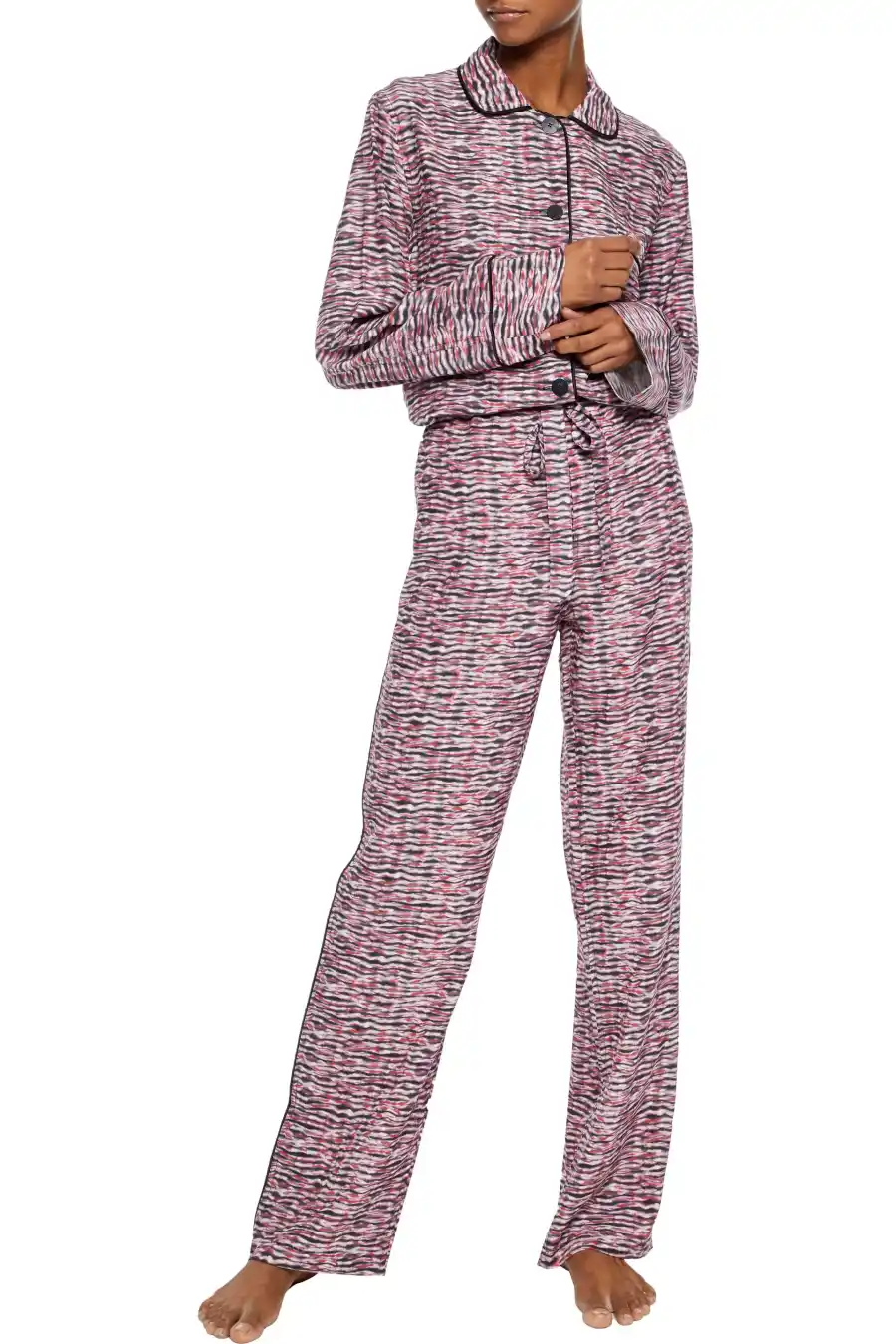 Proenza Schouler printed silk pajama set