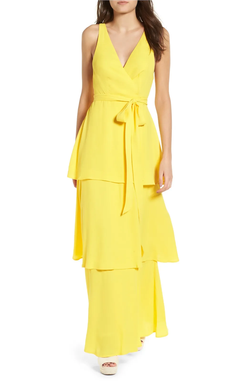 AFRM Rosa Wrap Maxi Dress