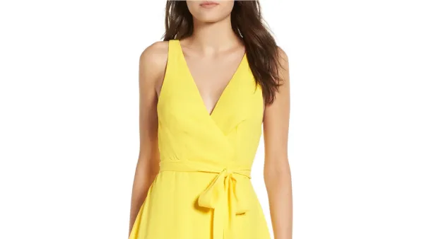 AFRM Rosa Wrap Maxi Dress