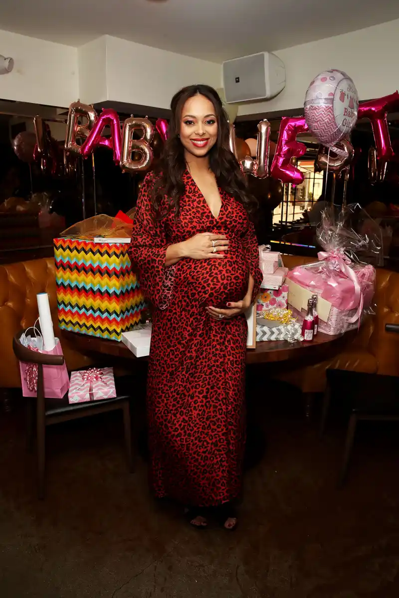 Amber Stevens baby shower husband andrew j west