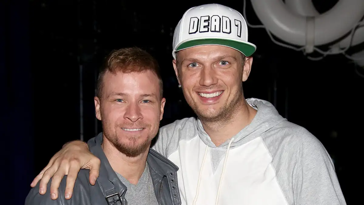 Brian Littrell and Nick Carter.