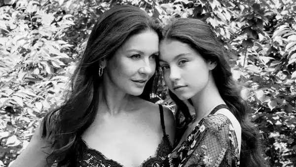 Catherine Zeta Jones and Carys Zeta Jones