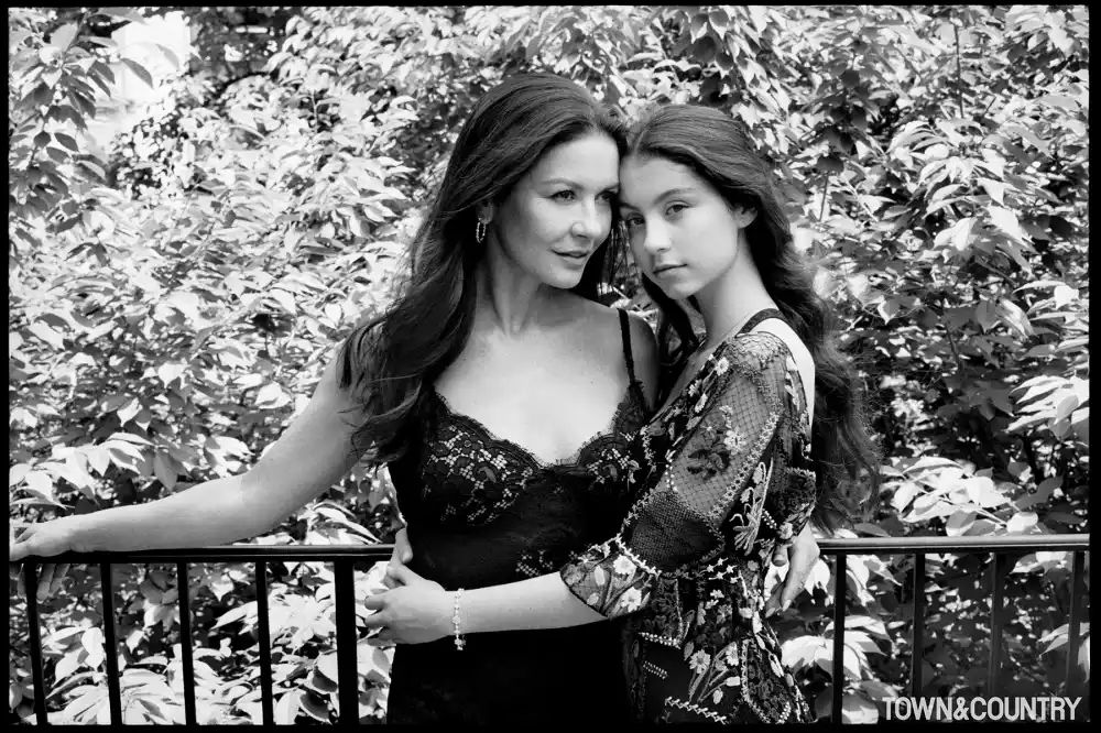 Catherine Zeta Jones and Carys Zeta Jones