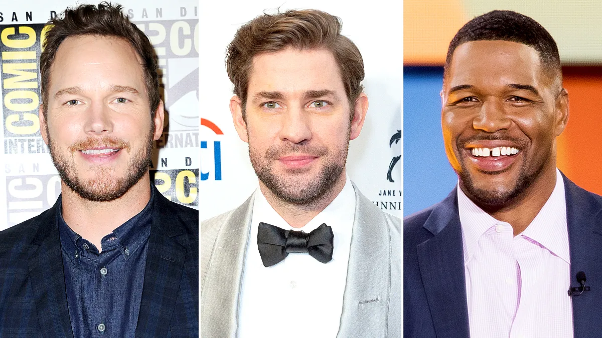Chris-Pratt,-John-Krasinski-and-Michael-Strahan