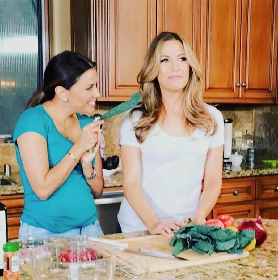 Eva Longoria and nutritionist, Claudia Zapata celebs love cooking