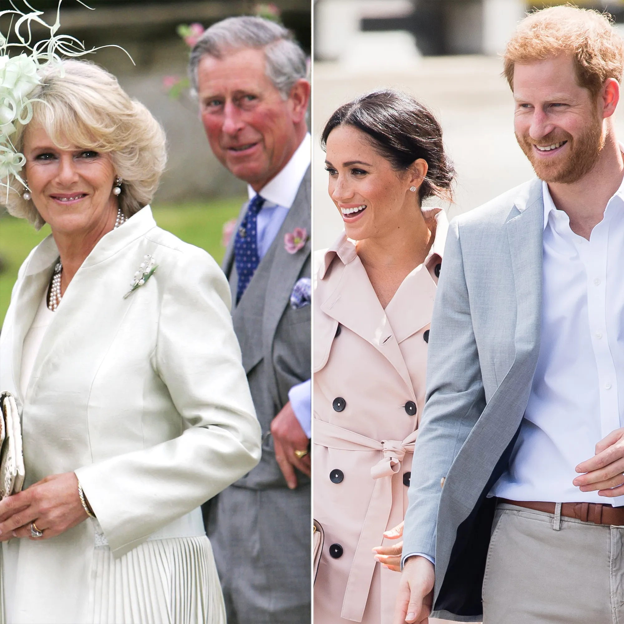 Prince Charles, Duchess Camilla and Prince Harry, Duchess Meghan