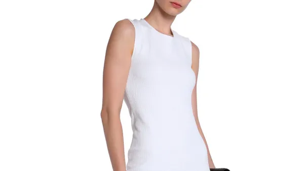 James Perse Cotton-Blend Slub Jersey Midi Dress