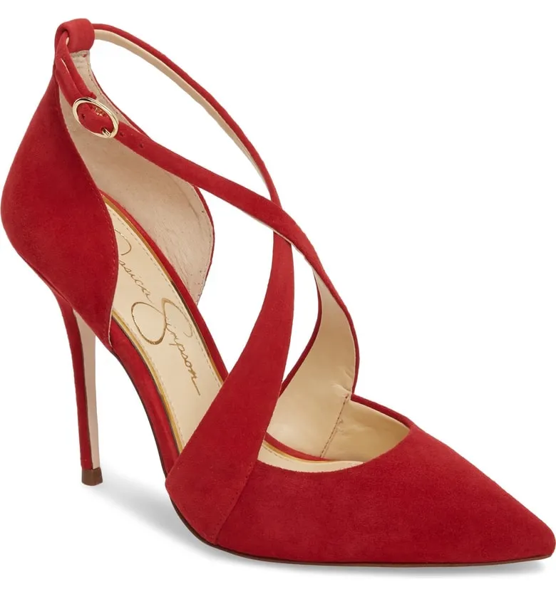 Jessica Simpson Wixen Cross Strap Pump