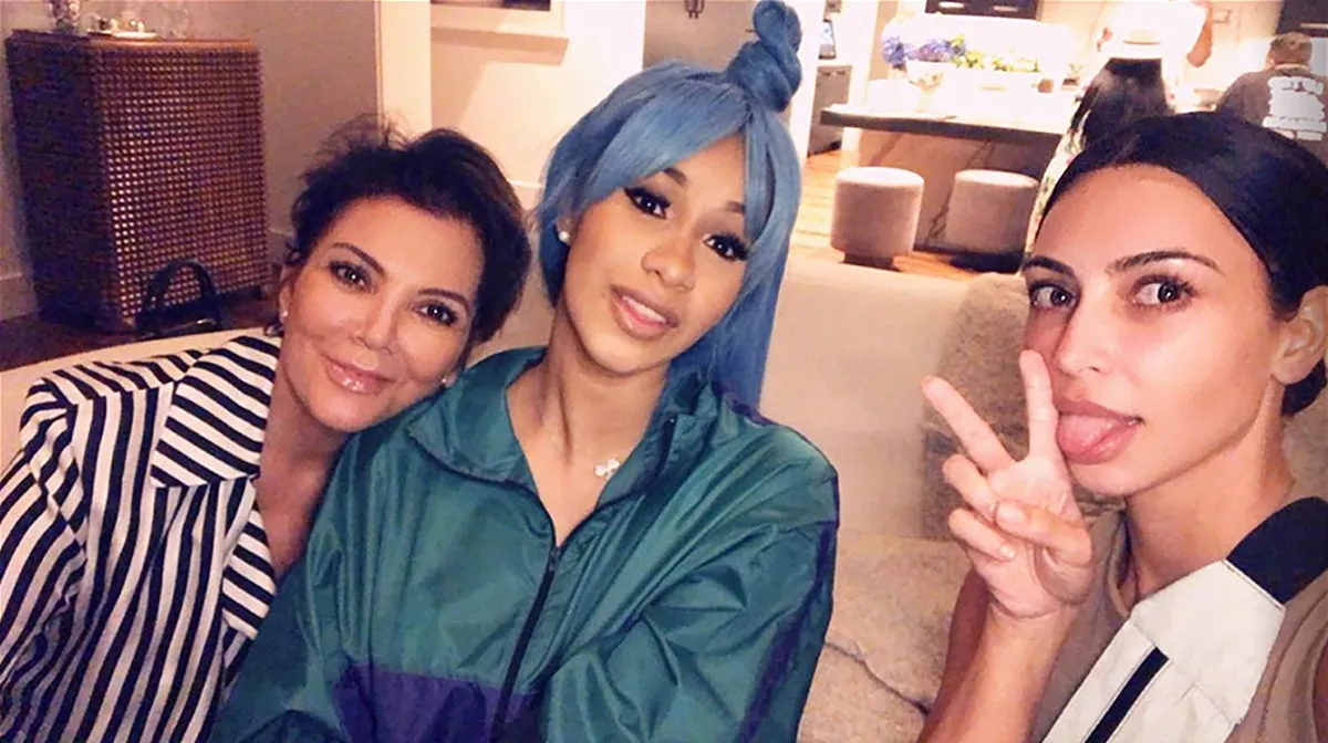 Kris Jenner, Cardi B, Kim Kardashian, Instagram