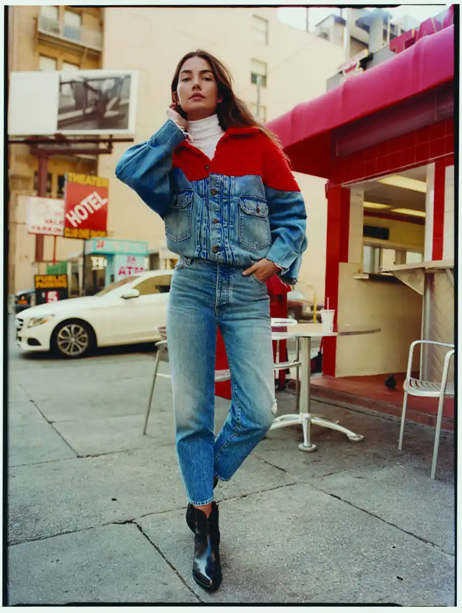 Lily Aldridge x Levi's