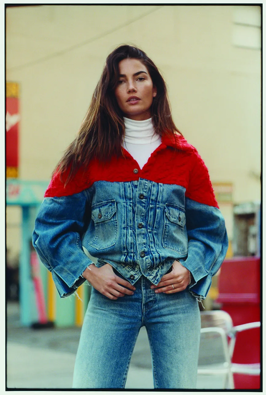 Lily Aldridge x Levi's