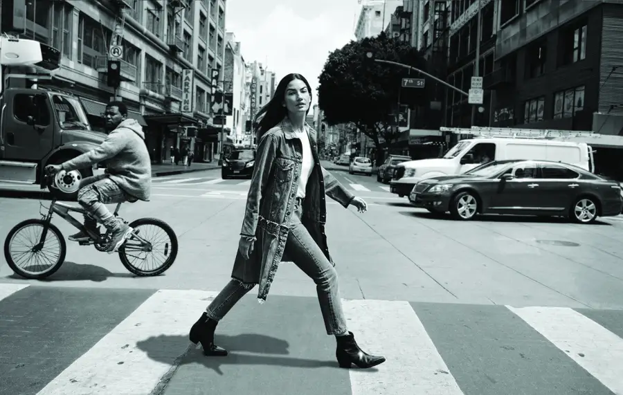 Lily Aldridge x Levi's