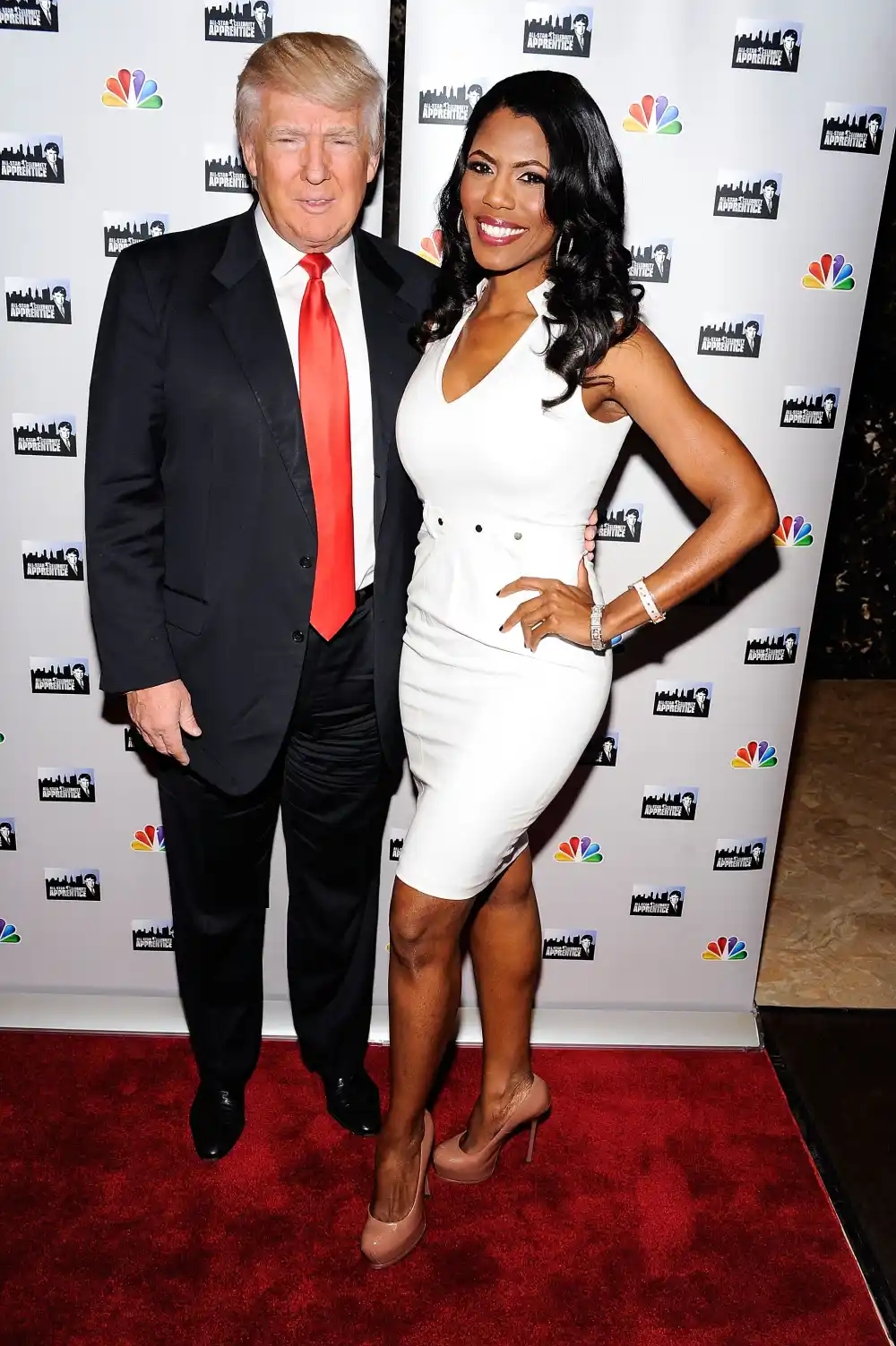 Donald Trump and Omarosa Manigault n word