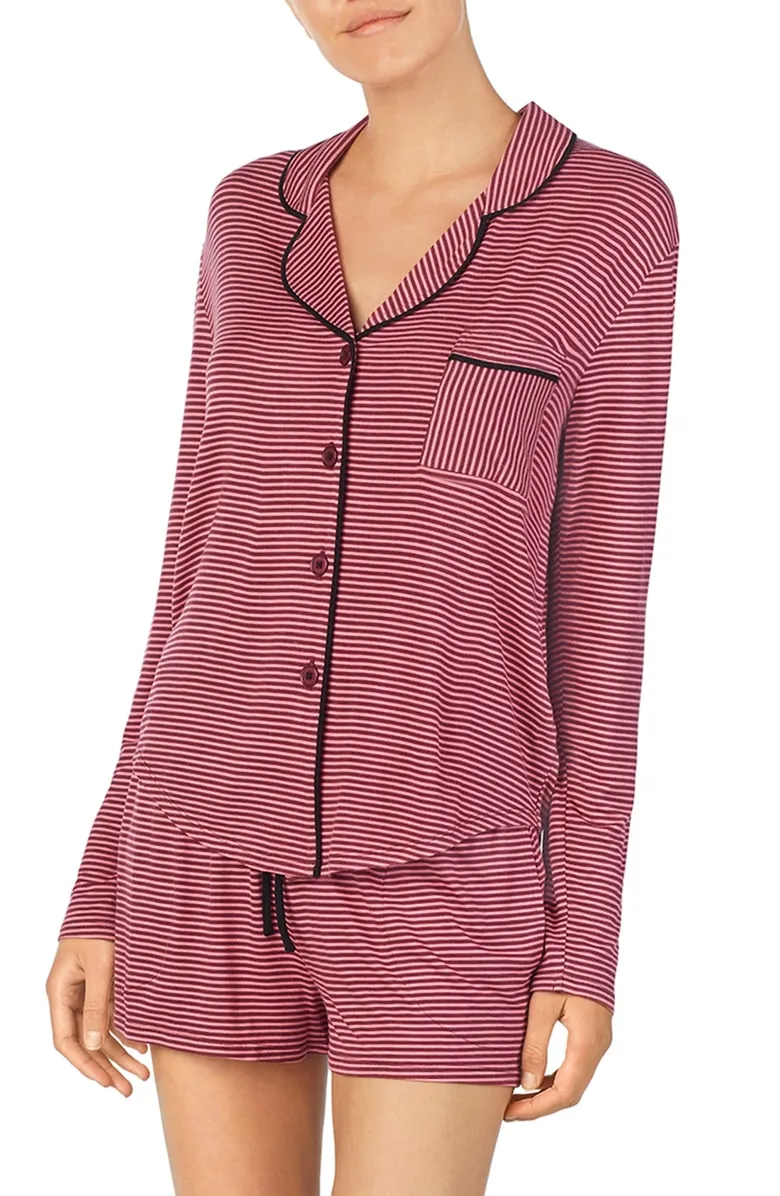 Room Service Notch Collar Short Jersey Pajamas