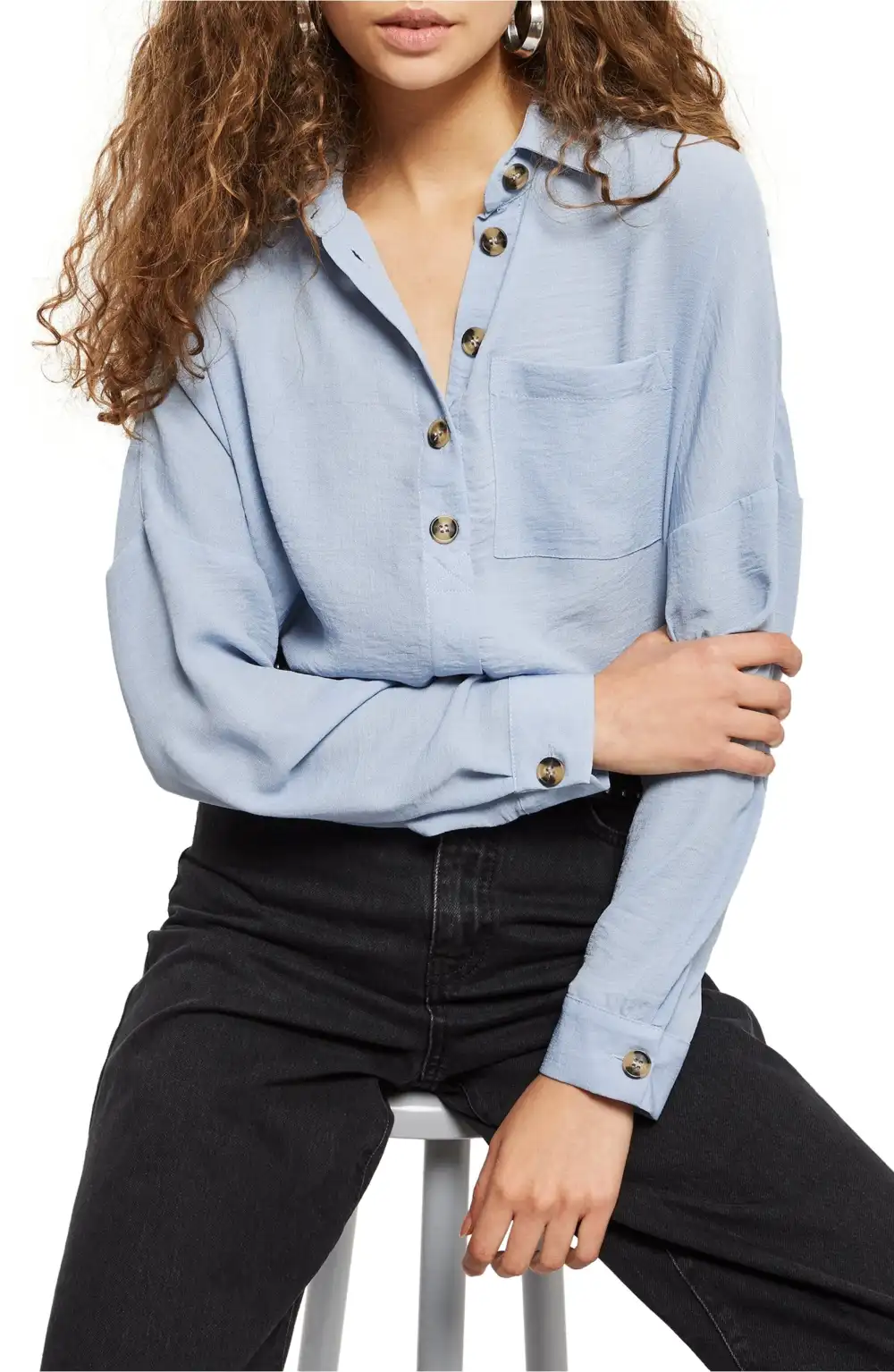 Topshop Casual Woven Shirt
