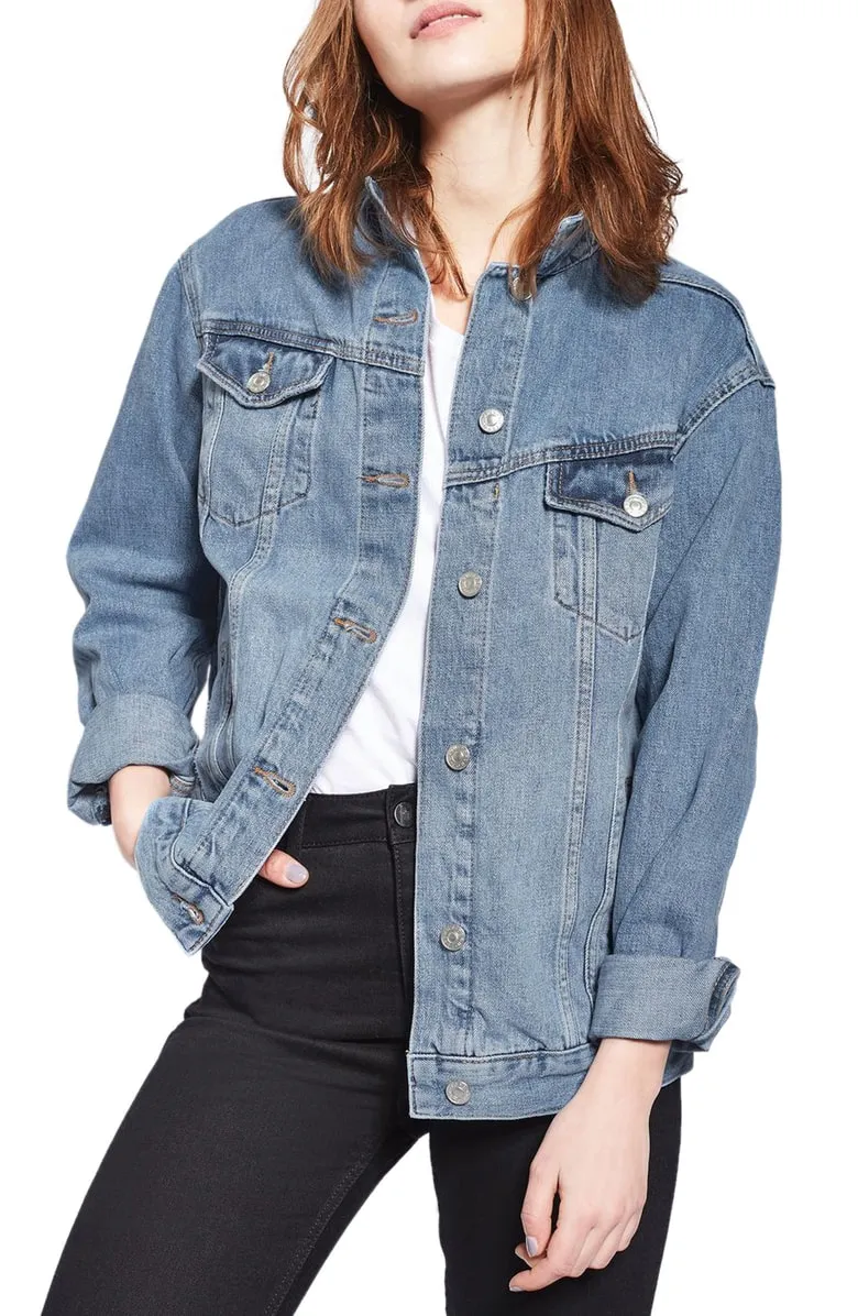Topshop Oversize Denim Jacket