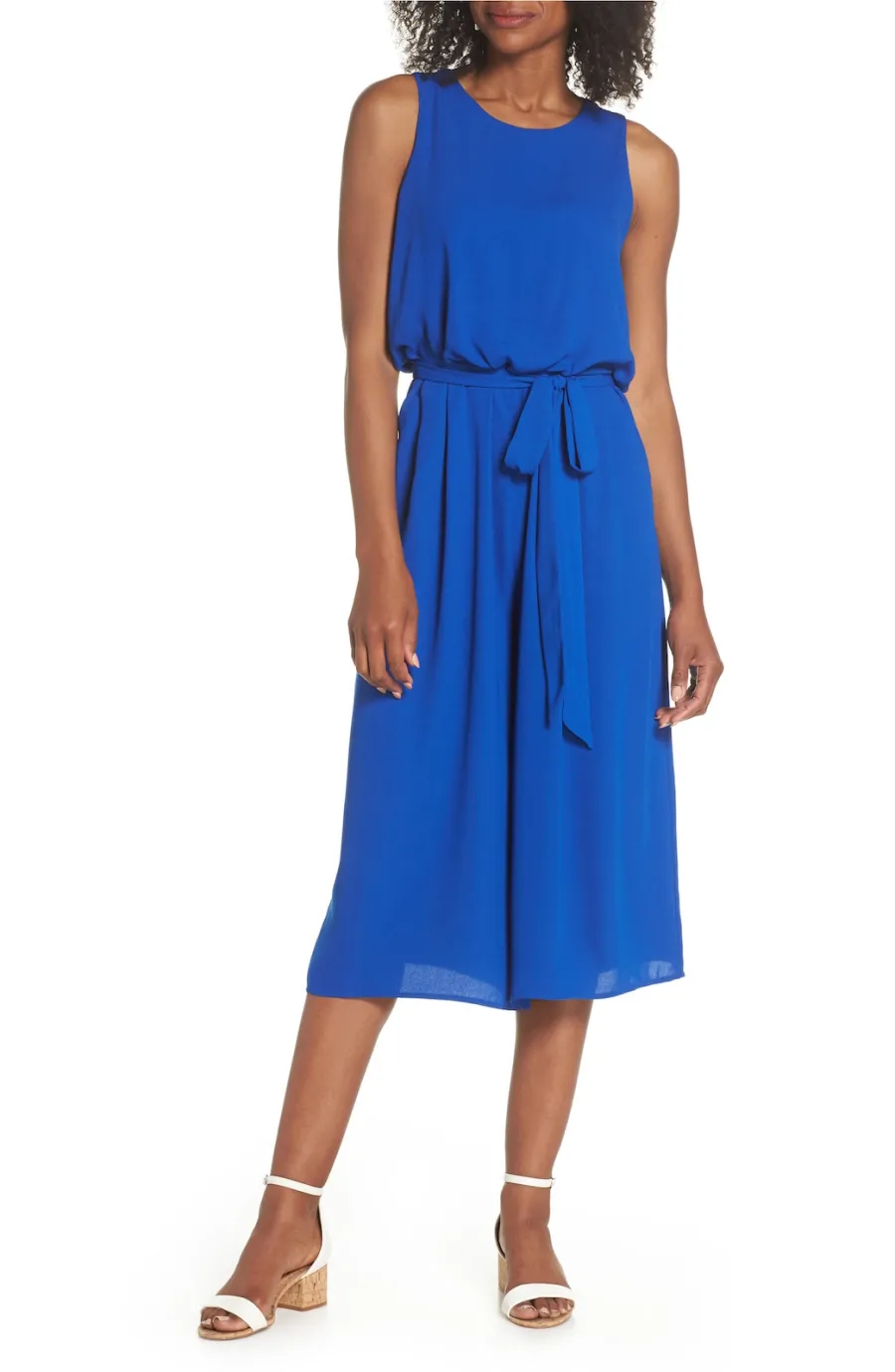 Vince Camuto Moss Crepe Wide Leg Jumpsuit