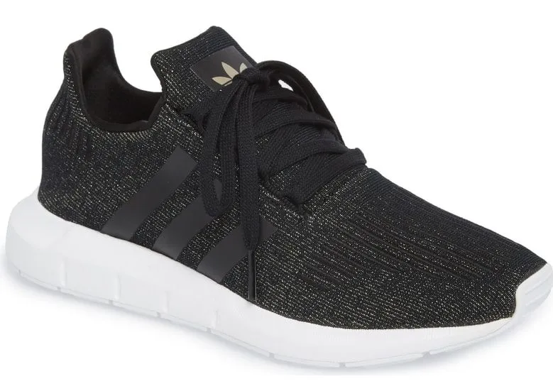 black adidas sneaker